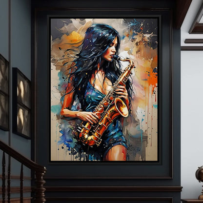 Female Portrait 078 Canvas Wall Art