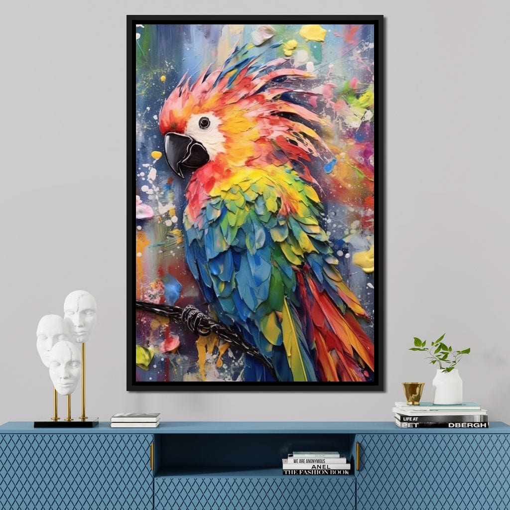 Colorful Cockatoo Canvas Wall Art