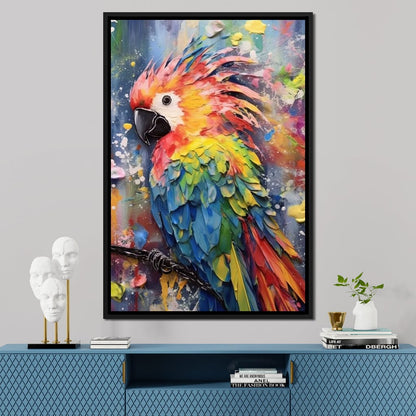 Colorful Cockatoo Canvas Wall Art