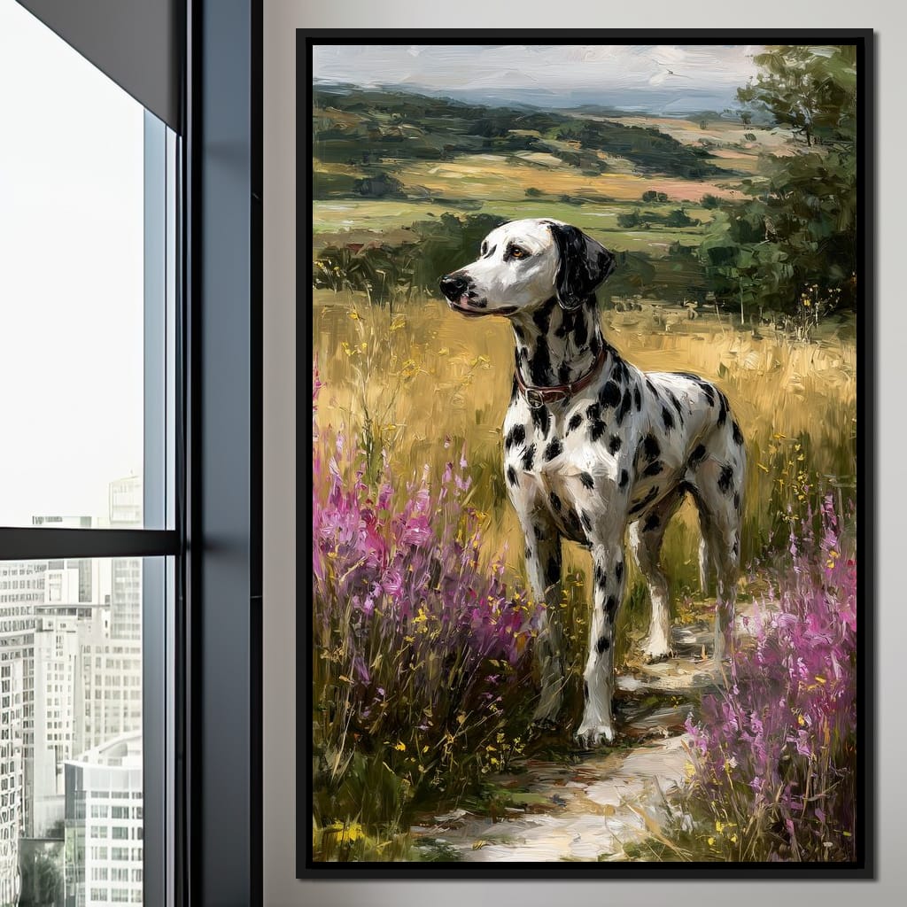 Dalmatian Meadow Pathway Canvas Wall Art