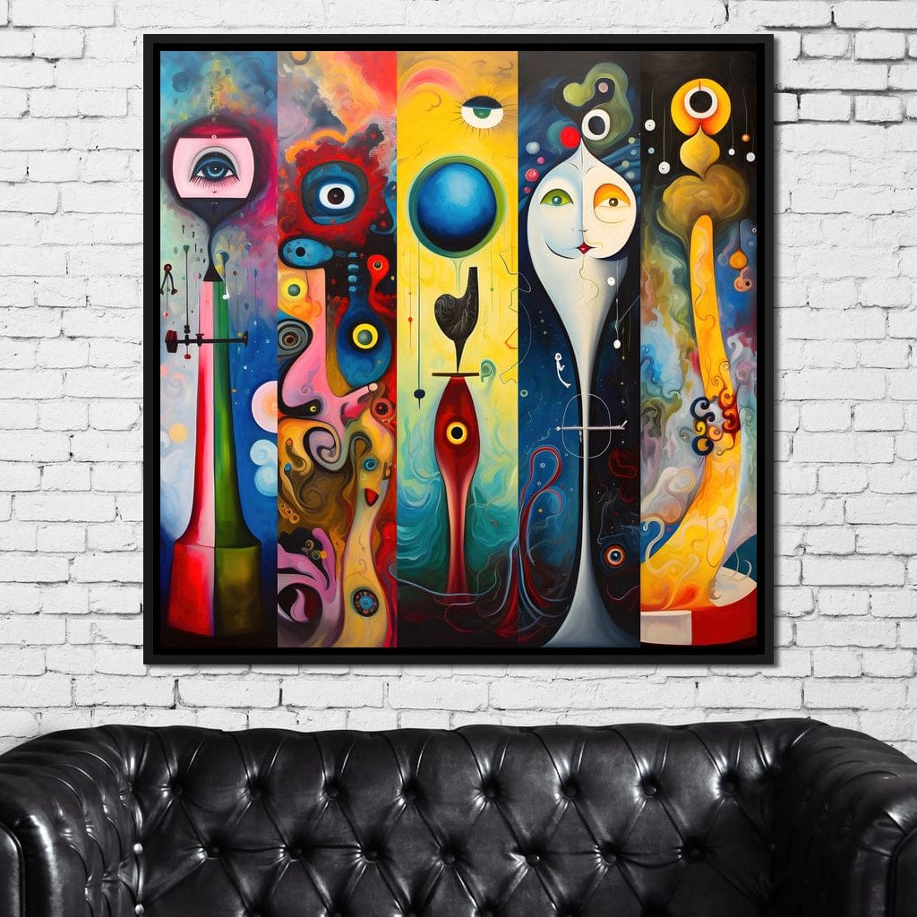 Whimsical Metamorphosis Canvas Wall Art