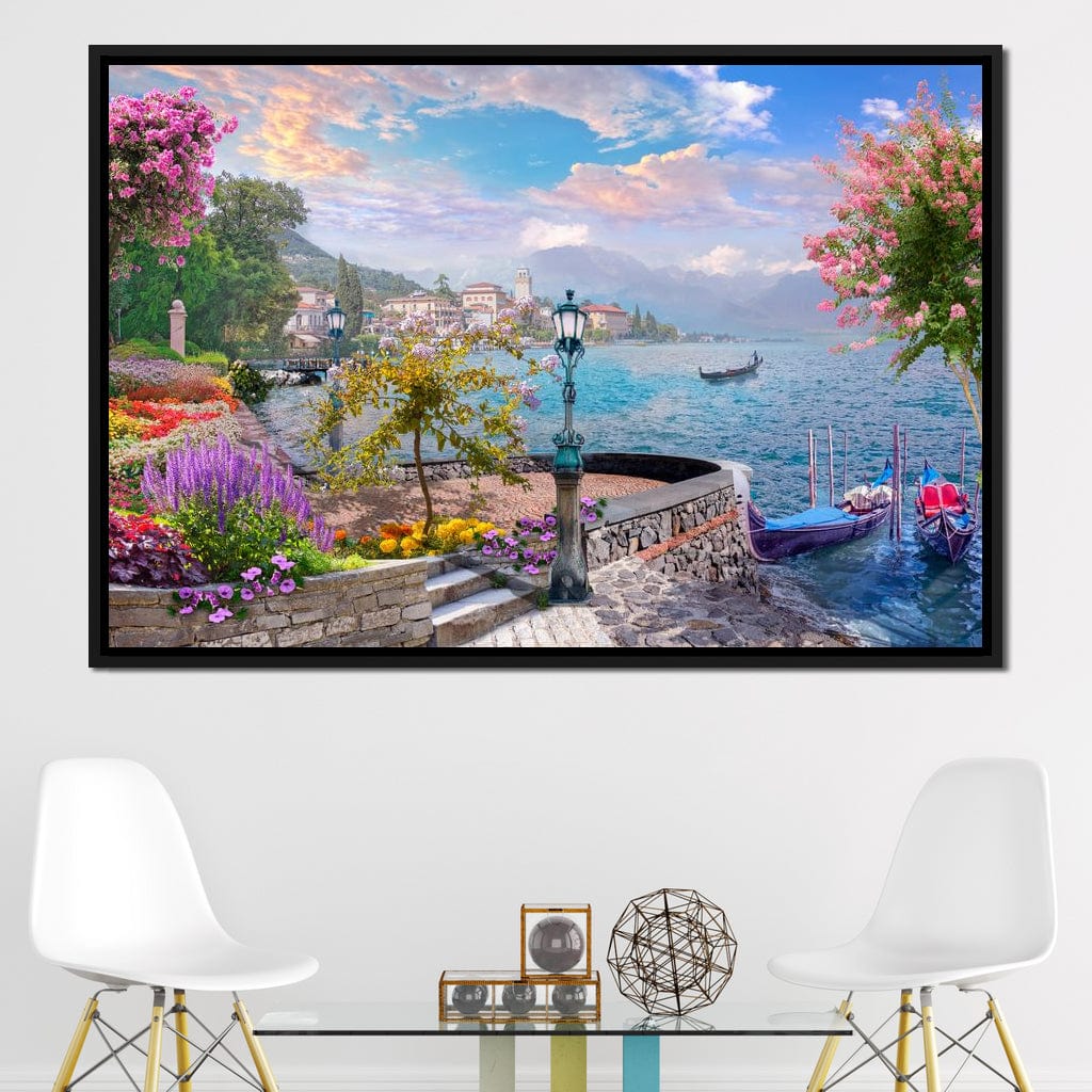 Garden Pier Canvas Wall Art