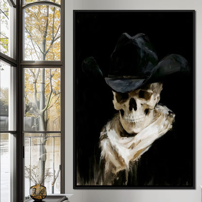 Last Ride of the Pale Outlaw Canvas Wall Art