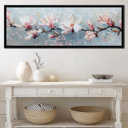 Blossoming Serenity Branches Canvas Wall Art