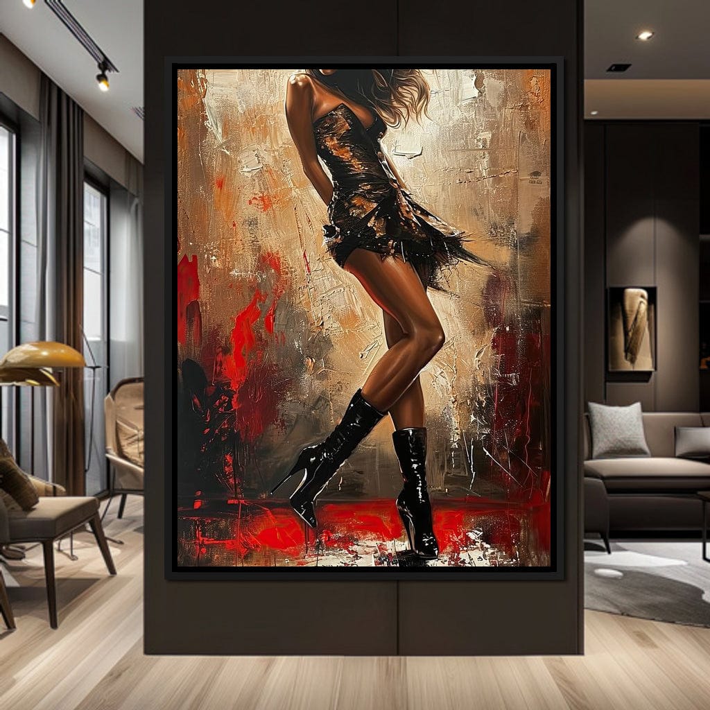 Alluring Legs Rhythm Canvas Wall Art