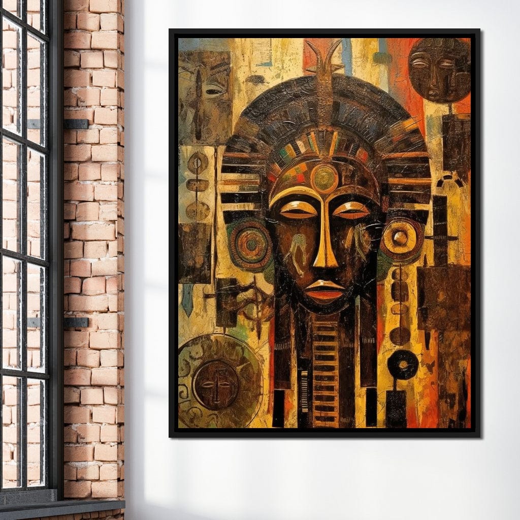 Tribal Mask 20 Canvas Wall Art