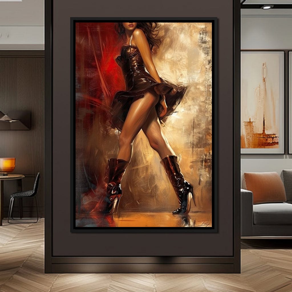 Alluring Strides Canvas Wall Art
