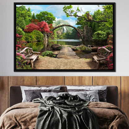 Stone Bridge Canvas Wall Art