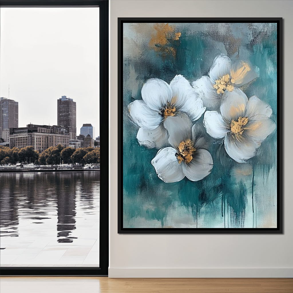 Floral Symphony Harmony Canvas Wall Art