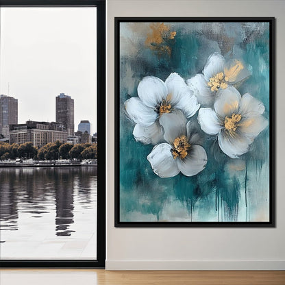 Floral Symphony Harmony Canvas Wall Art