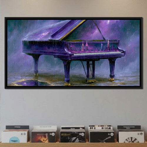 Midnight Sonata For A Glass Galaxy Canvas Wall Art
