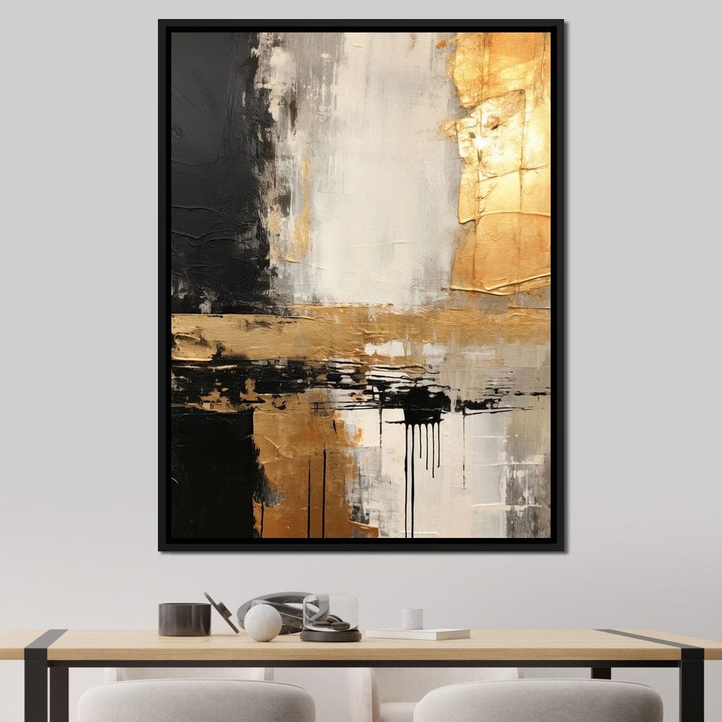 Gold Amber Shades Canvas Wall Art