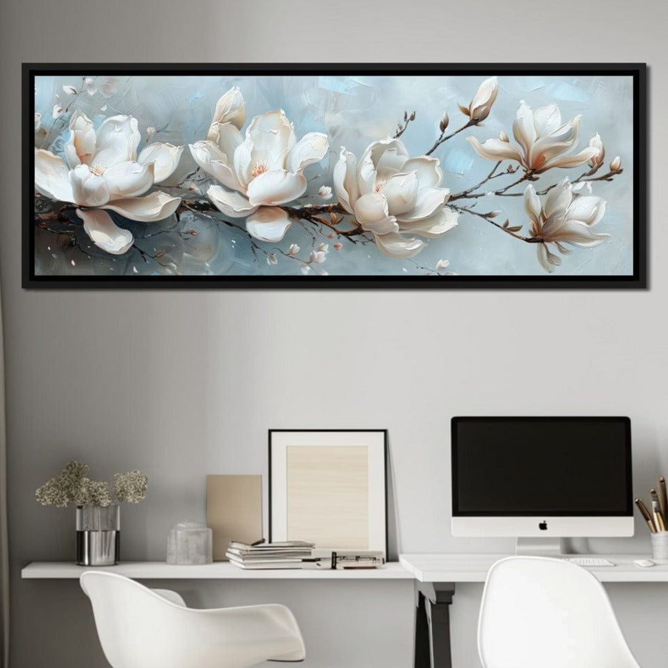 Blossoming Serenity Breeze Canvas Wall Art