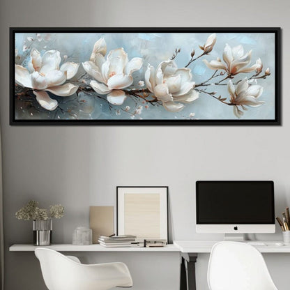 Blossoming Serenity Breeze Canvas Wall Art