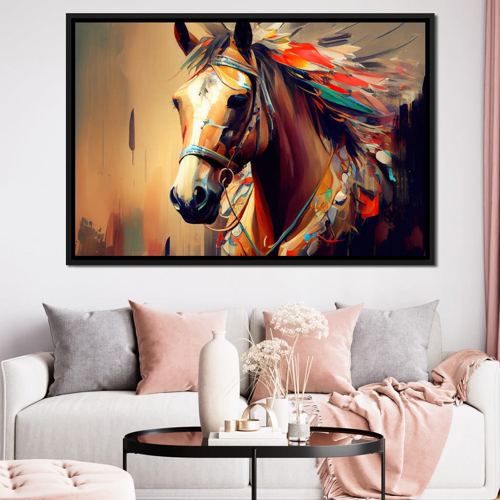 Cherokee Horse 2 Canvas Wall Art