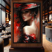 Sultry Shadows and Light Canvas Wall Art