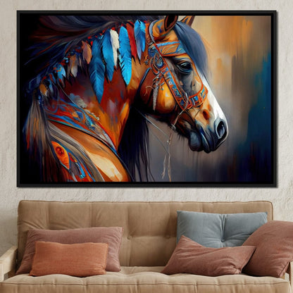 Cherokee Horse 5 Canvas Wall Art
