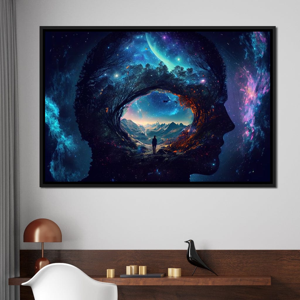 Living Inside My Head Canvas Wall Art