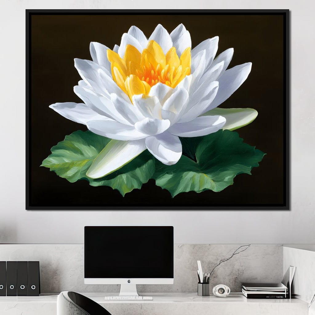 Radiant Petals Blossom Canvas Wall Art