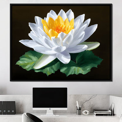 Radiant Petals Blossom Canvas Wall Art
