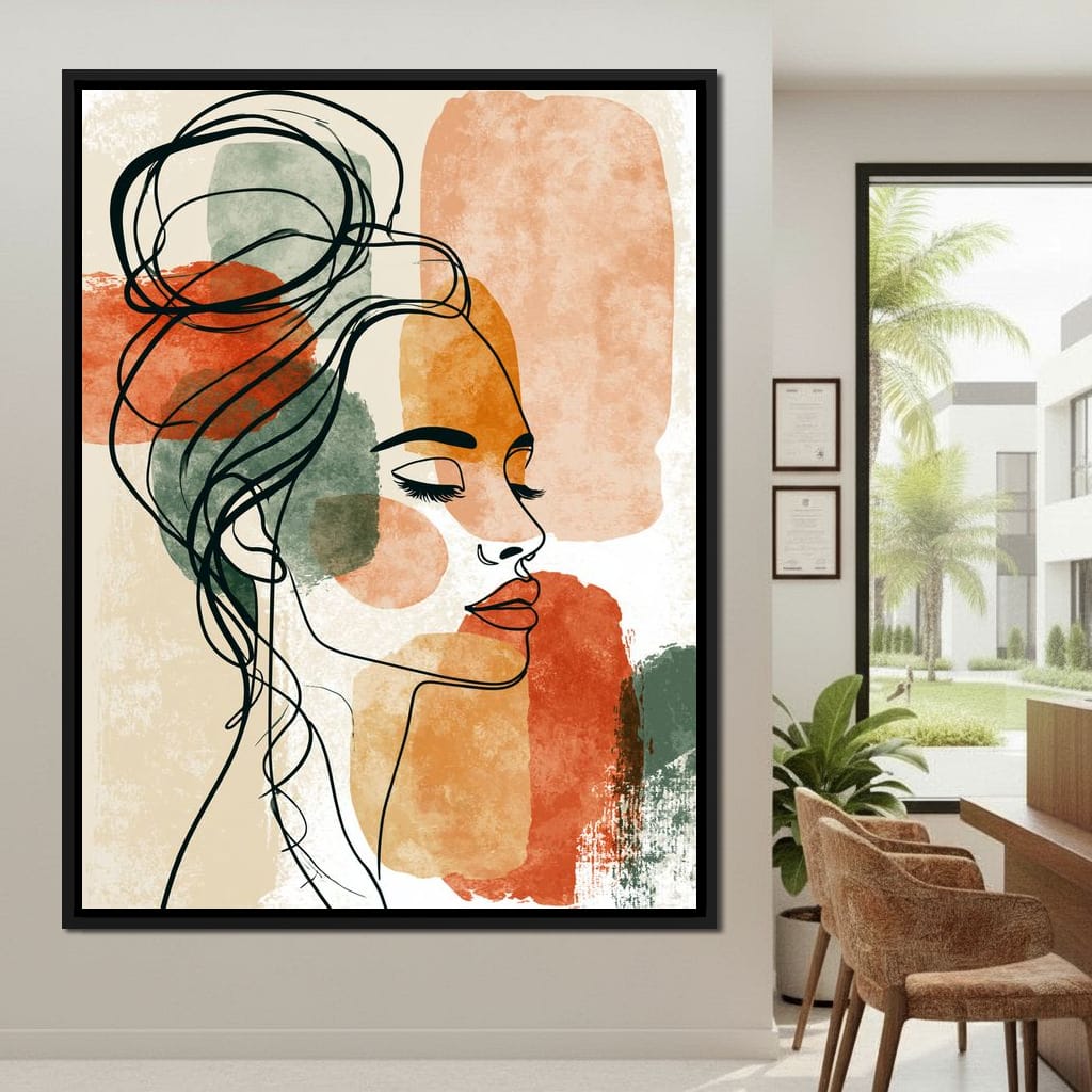 Contours of a Quiet Afternoon Canvas Wall Art