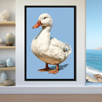 Noble Duck Standing Tall Canvas Wall Art