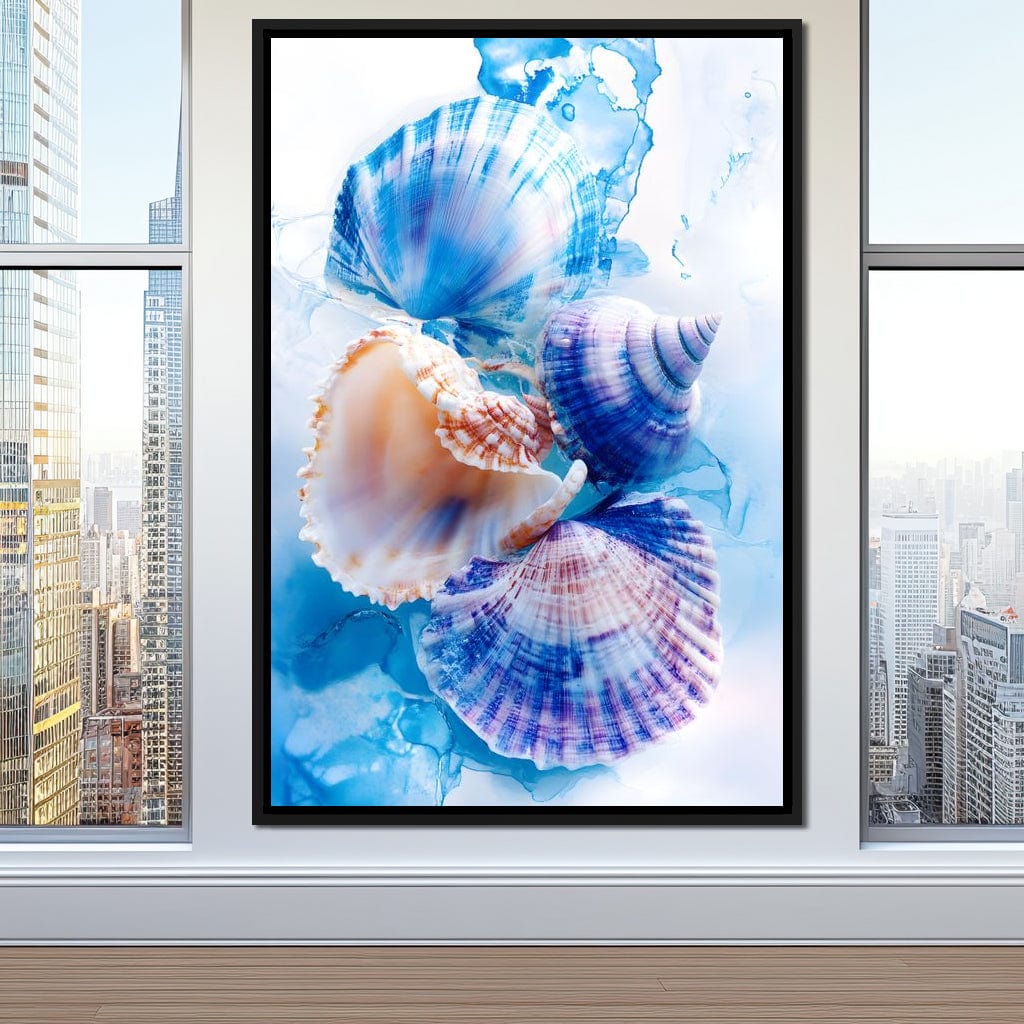 Oceanic Seashells Dreamscape Canvas Wall Art