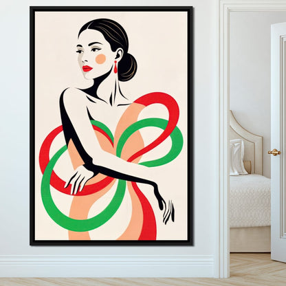 Deco Darling Canvas Wall Art