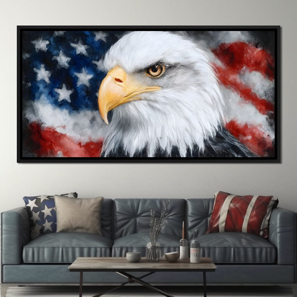 Majestic Eagle Essence Canvas Wall Art