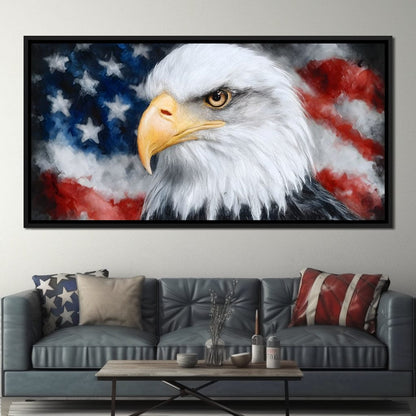 Majestic Eagle Essence Canvas Wall Art