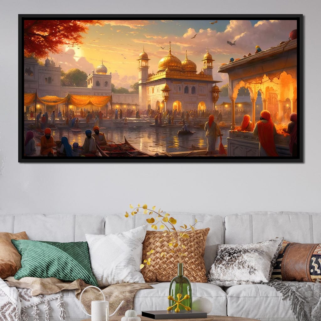 Sikh Temple Canvas Wall Art