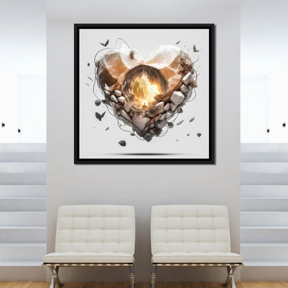 Heart Canvas Wall Art
