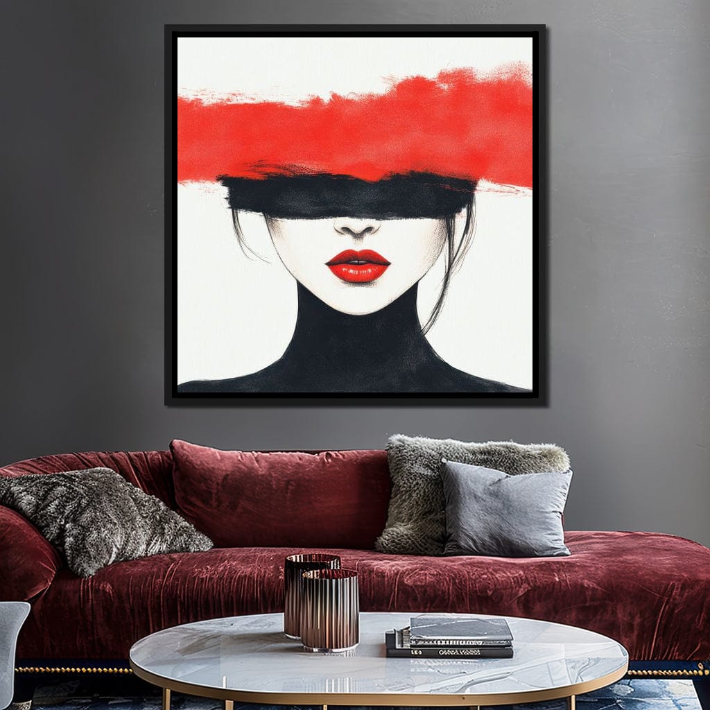 Radiant Allure Portrait Mystique Canvas Wall Art