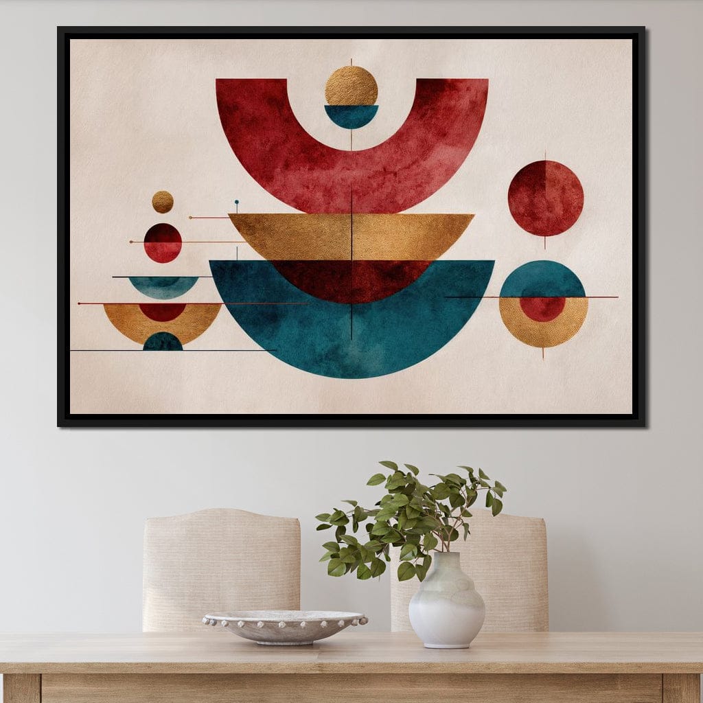 Measured Stillness Canvas Wall Art