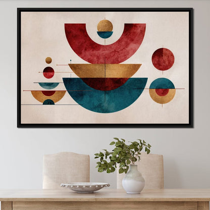 Measured Stillness Canvas Wall Art