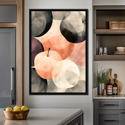 Orchard Shadows at Golden Hour Canvas Wall Art