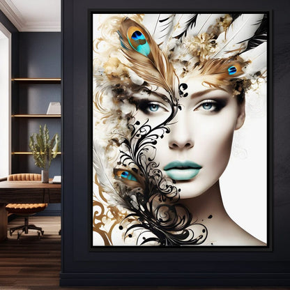 Female Portrait 138 Canvas Wall Art