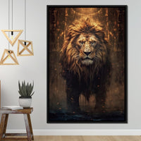 Lion of the Lord's Throne Canvas Wall Art