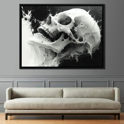 Momento Mori Canvas Wall Art