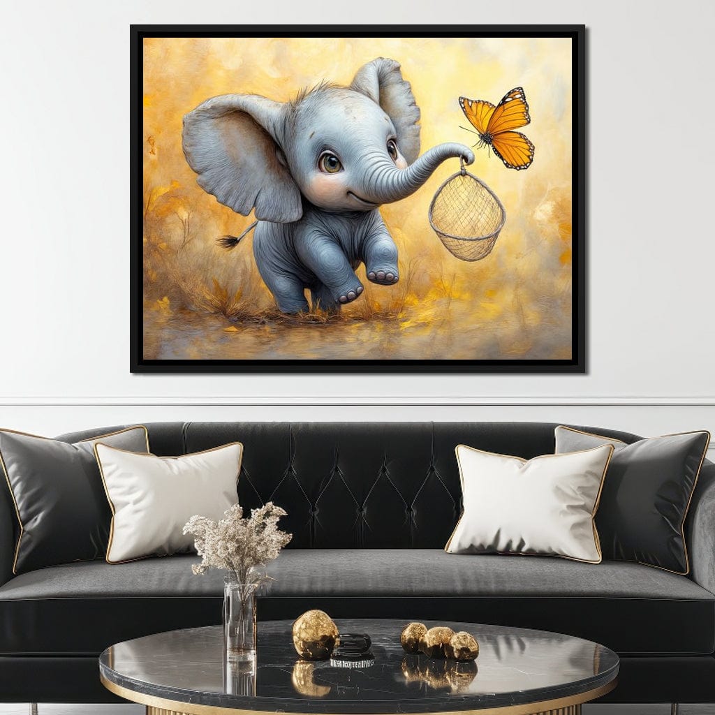 Innocence on a Golden Breeze Canvas Wall Art