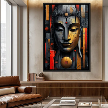 Radiant Geometric Balance Canvas Wall Art