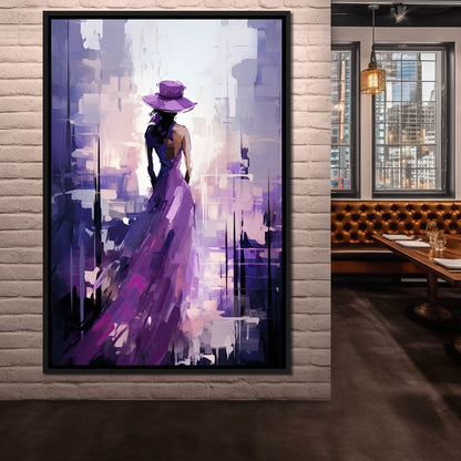 Amethyst Twilight Mystique Canvas Wall Art
