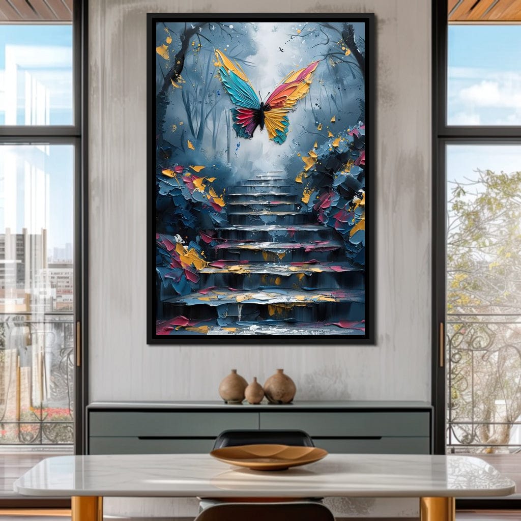 Spectral Flight Ascending Canvas Wall Art