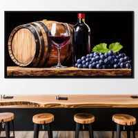 Vintage Vino Canvas Wall Art