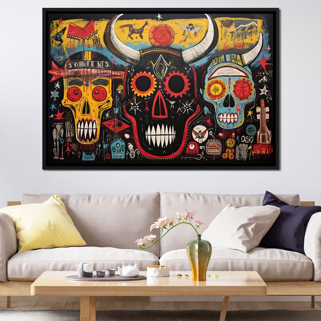 Mystic North American Totems Canvas Wall Art