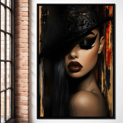Mystery Elegance Enigma Canvas Wall Art
