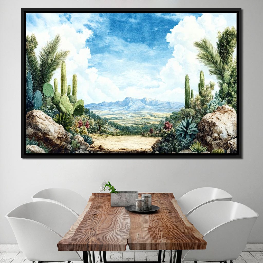 Desert Vista Dreams Alive Canvas Wall Art