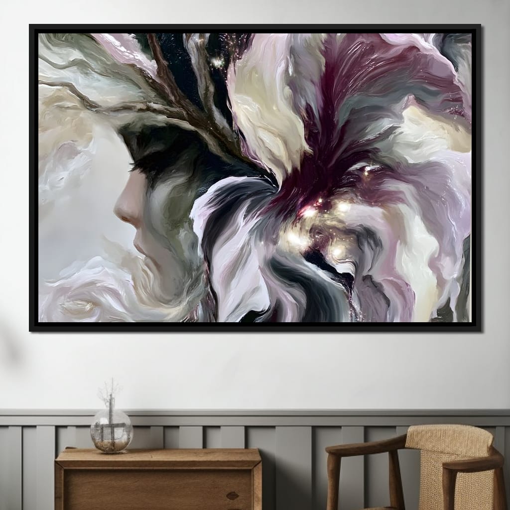 Fallen Petals Of A Silent Mind Canvas Wall Art