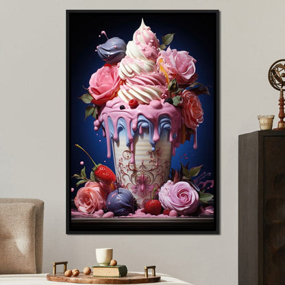 Candy Ice Cream Canvas Wall Art