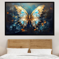 Ethereal Monarch's Flight Canvas Wall Art